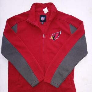 NFL Red Zip-Up Jacket with Team Emblem